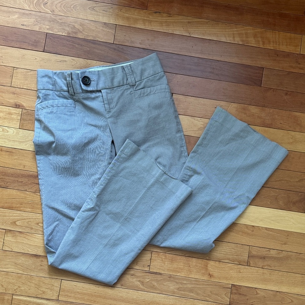 Y2K Banana Republic Gray Boot Cut Pants